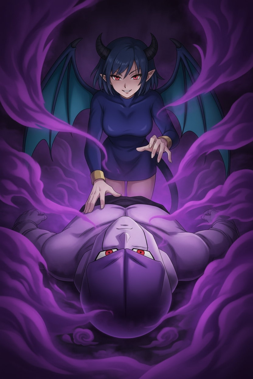 Succubus_Vanessa_performing_Bonding_Hit_!!!_